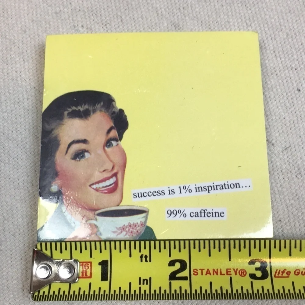 Anne Taintor Inspiration/caffeine sticky note pad